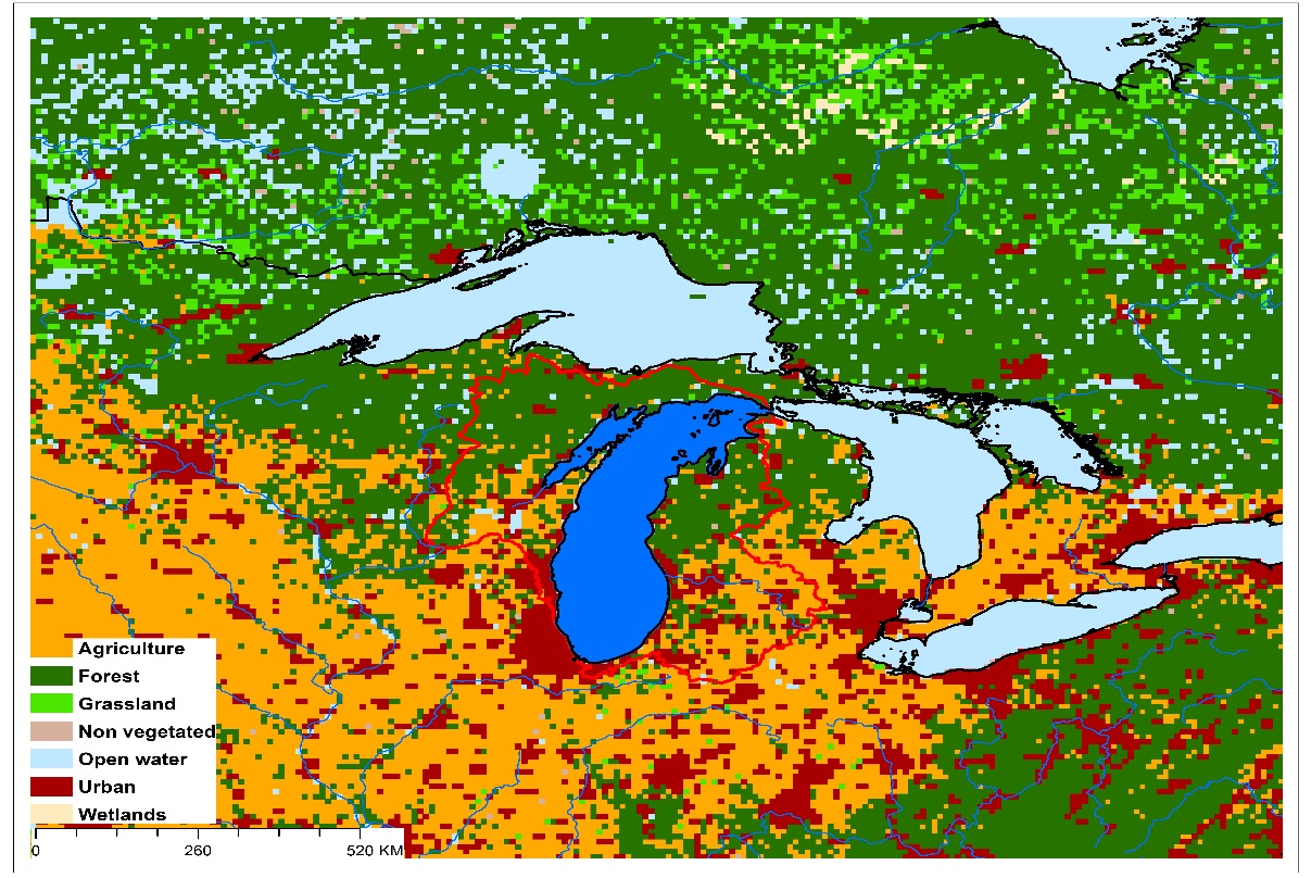 (a)Lake Michigan basin and associated  transboundary water systems